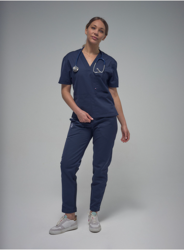 Pantalon médical femme coupé Chino Aphrodite