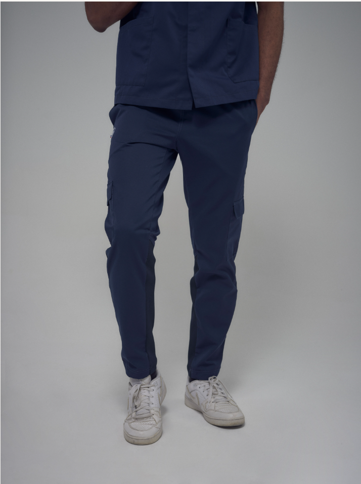 Pantalon médical pour homme cargo ajusté Neptune