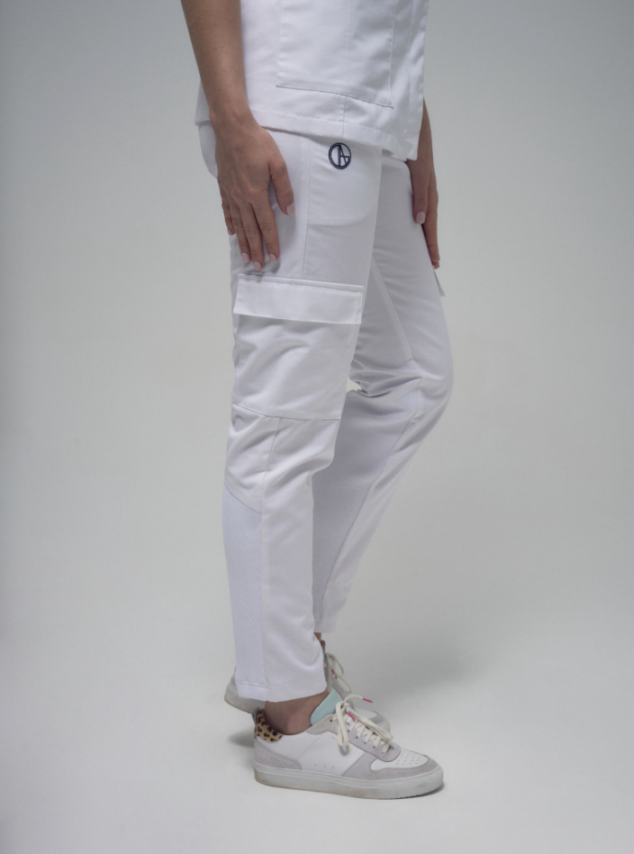 Pantalon médical pour femme cargo ajusté Athéna