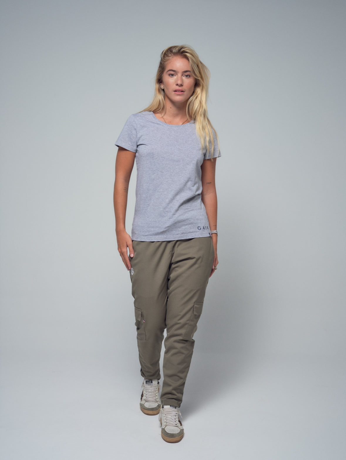Tee-Shirt médical Femme Gris