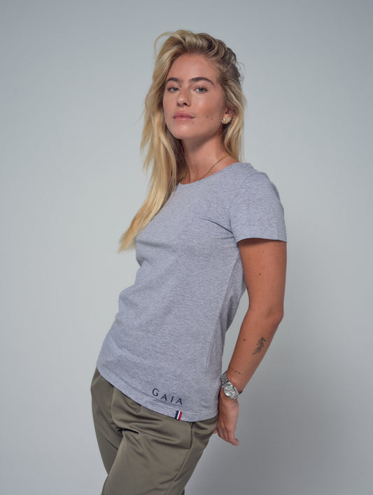 Tee-Shirt médical Femme Gris