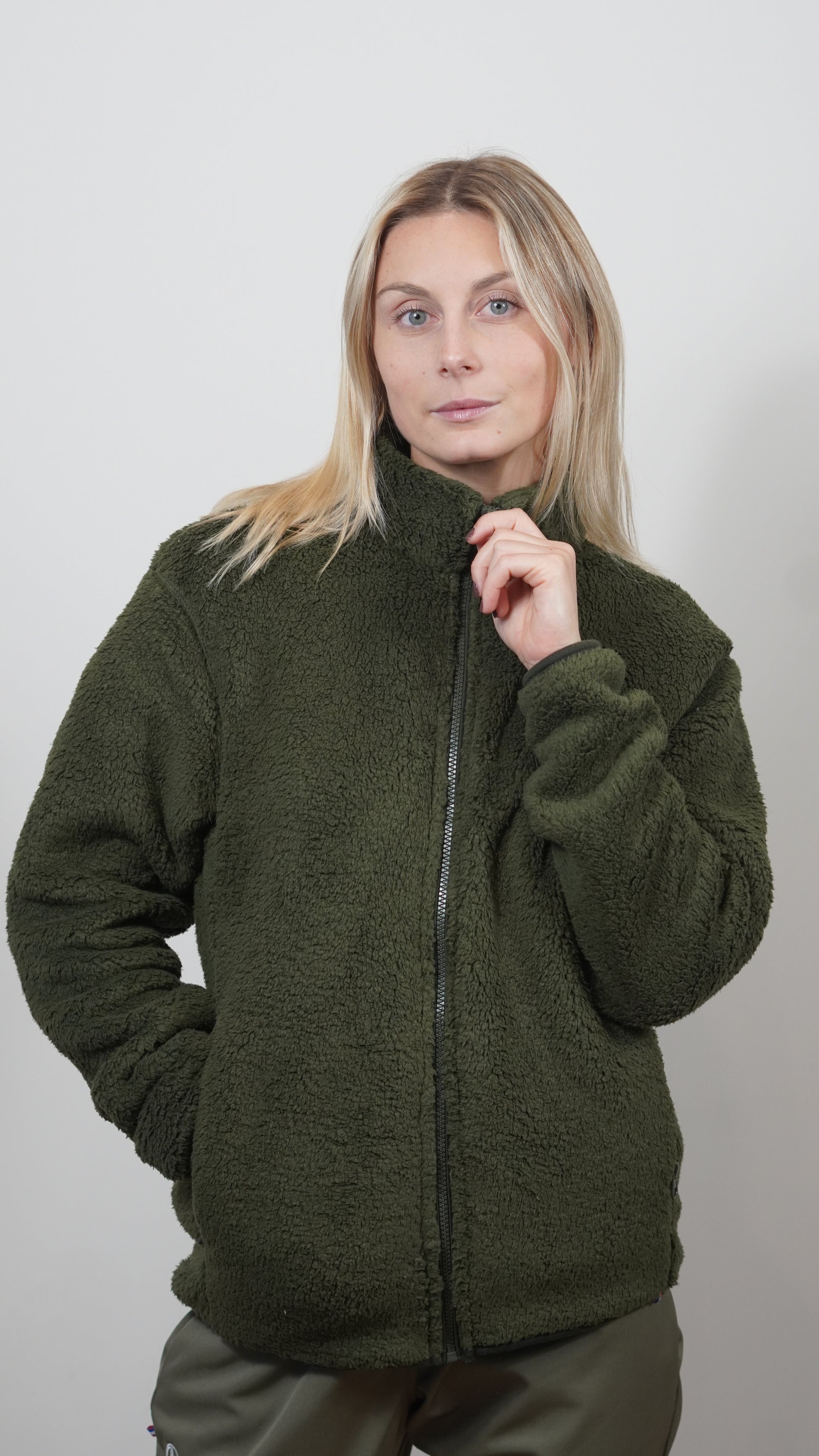 Calliope CAPPUCCIO - Veste polaire - salvia/vert clair Calliope CAPPUCCIO - Veste polaire - salvia/vert clair