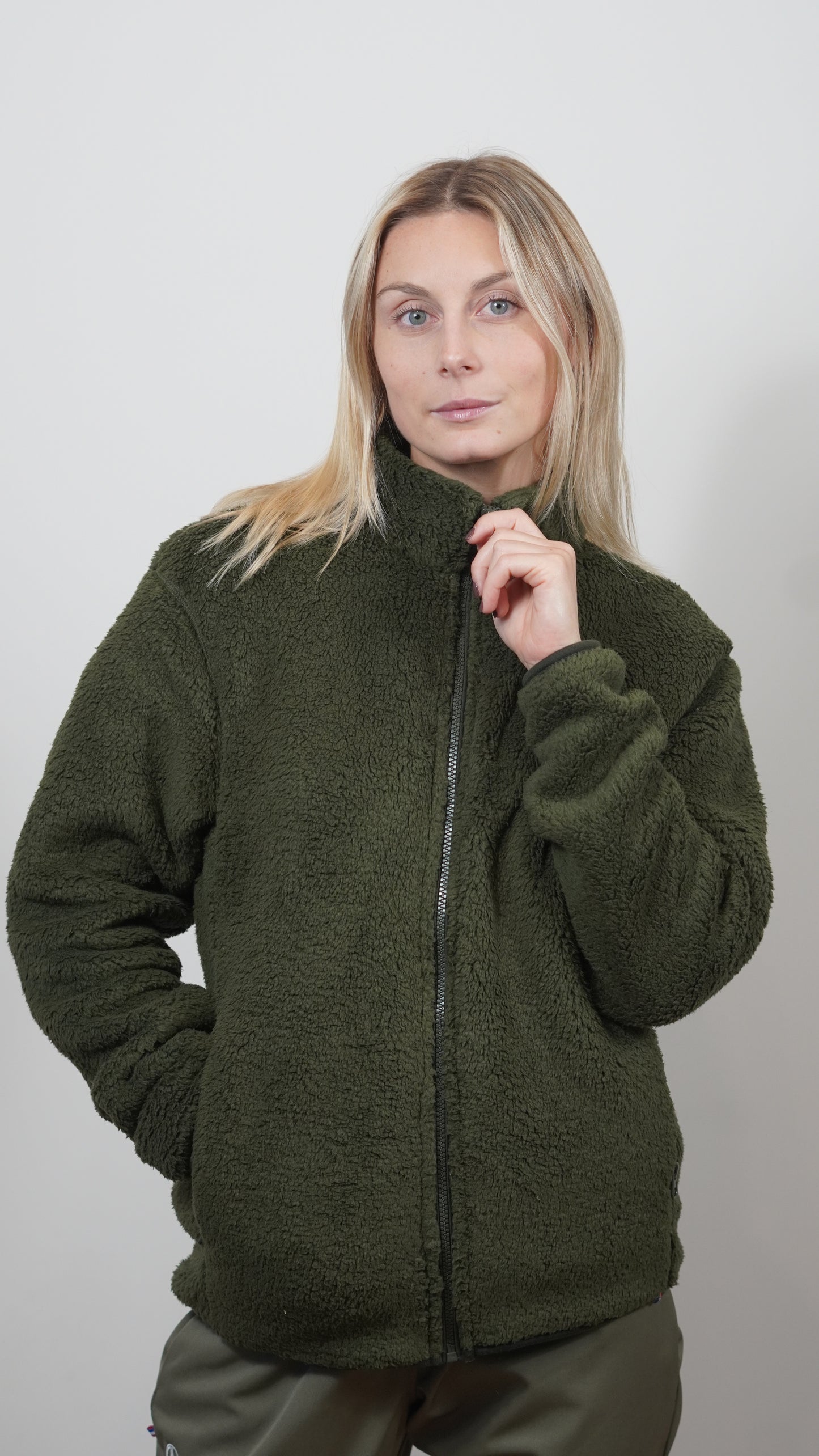 Polaire femme vert sapin Collection tempête