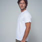 Tee-Shirt médical Homme Blanc