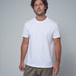 Tee-Shirt médical Homme Blanc