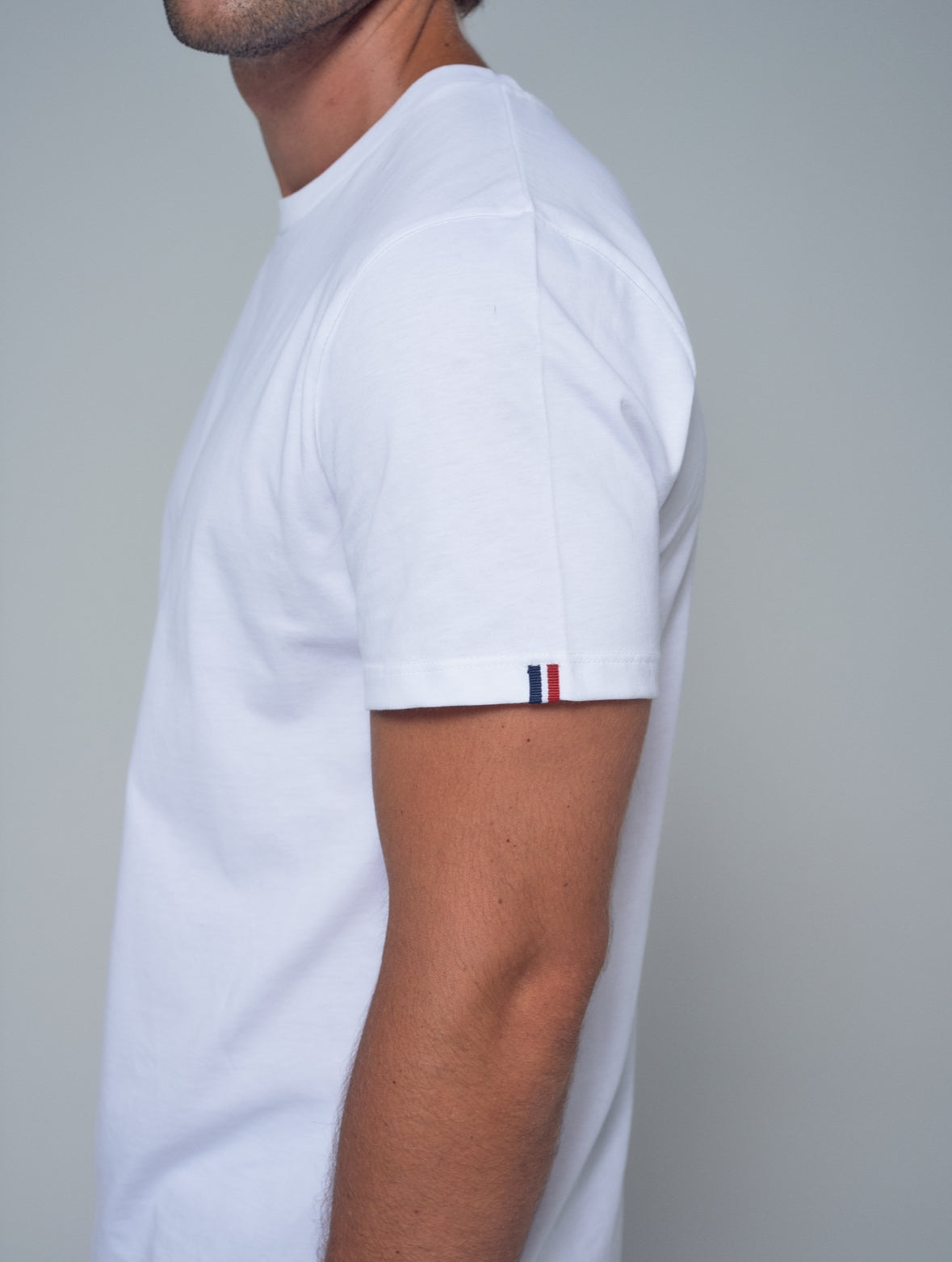 Tee-Shirt médical Homme Blanc